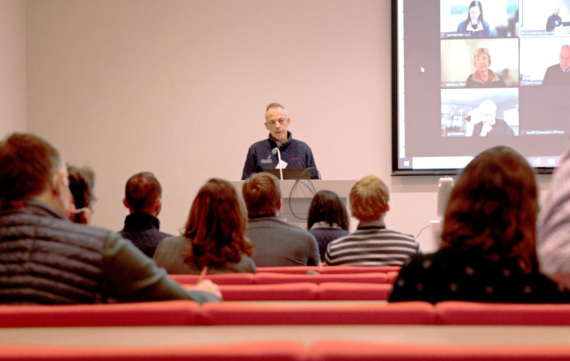 Professor Matthew Wood speaking at the Friedreich's Ataxia Alliance launch event in Oxford
