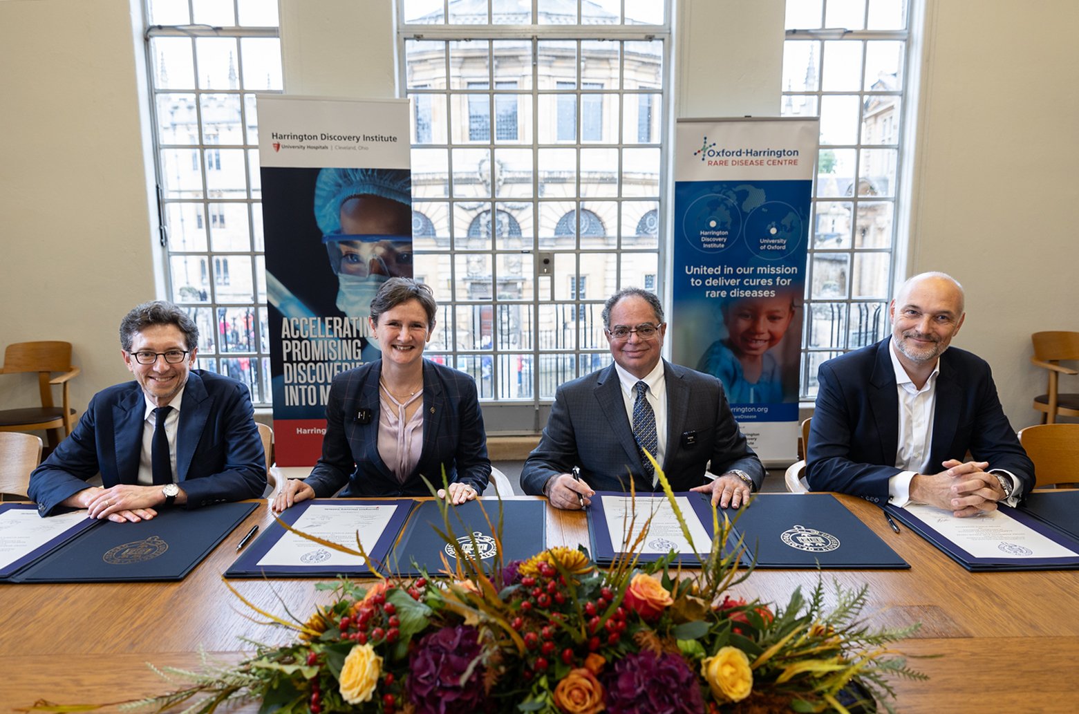 Therapeutics Accelerator Document Signing event at the University of Oxford