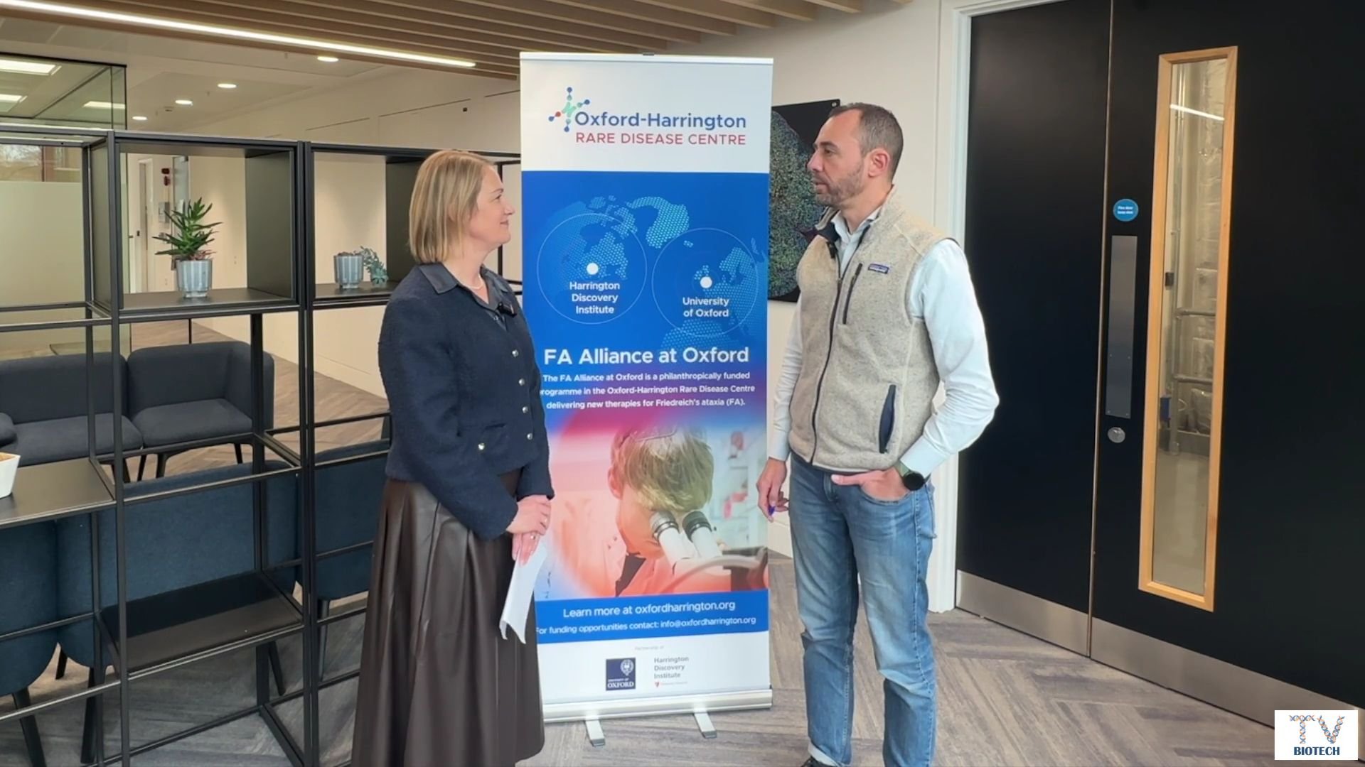 Amy Brown and Professor Carlo Rinaldi interview