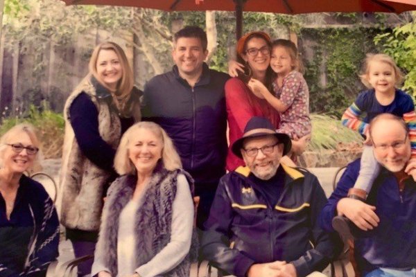 A family photograph of the Mattingly family