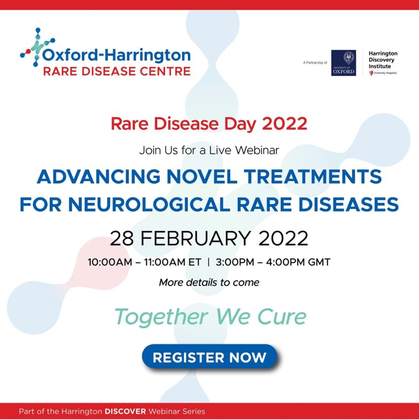 Oxford Harrington Rare Disease Centre's - Webinar Promotion