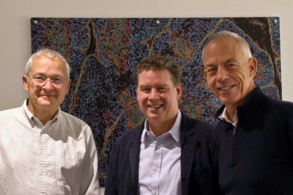 Left to right: Professor Georg Holländer, Head of Department of Paediatrics at the University of Oxford; Professor Matthew Anderson, Co-Director of the OHC; Professor Matthew Wood, Director and Chief Scientific Officer of the OHC